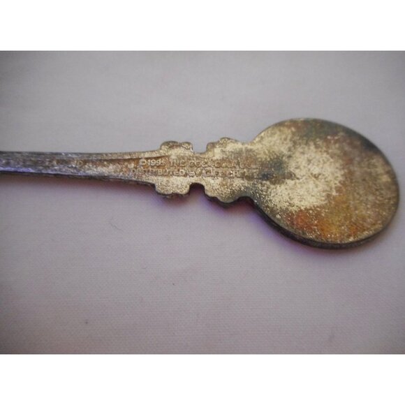 Vintage 1995 Coca Cola Collectible Metal Spoon Made New Zealand Silver Plate #3 - Picture 3 of 3